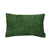 Linen & More Coco Chenille kussen groen 30x50cm