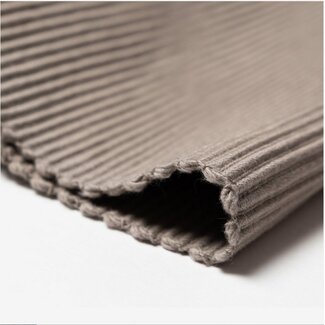 Linen & More Uni Rib Placemat taupe 35x50cm