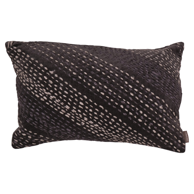 Linen & More New Chic kussen donkergrijs 30x50cm