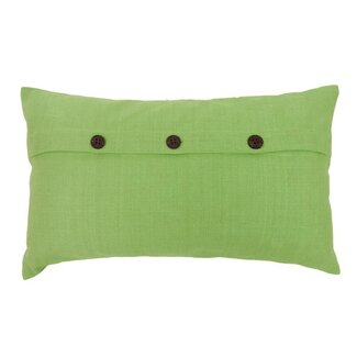 Linen & More Indi kussen groen 30x50cm