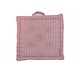 Linen & More Fine Zigzag stoelkussen roze 40x40cm+8cm