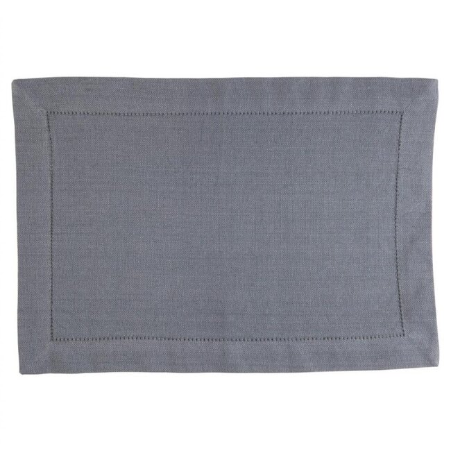 Linen & More Indi Placemat grijs 35x50cm (set of 4)
