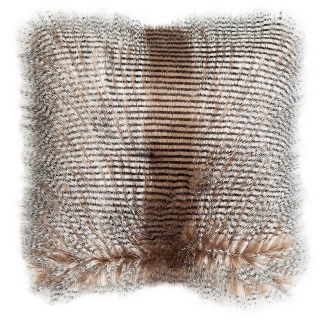 Linen & More Ohio kussen bruin 45x45cm
