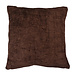 Linen & More Coco Chenille kussen bruin 45x45cm