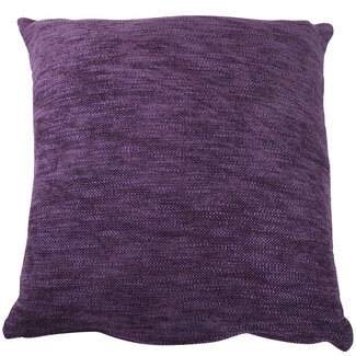 Linen & More Coco Chenille kussen paars 45x45cm