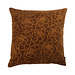 Linen & More Rose Embroidery kussen brons 45x45cm