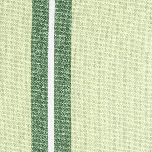 Linen & More Printed Stripes kussen groen 45x45cm