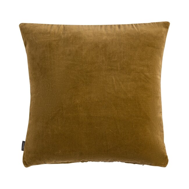 Linen & More Velvet Pineapple kussen khaki 45x45cm