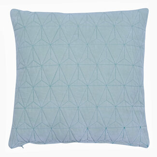 Linen & More Harper kussen groen 45x45cm