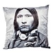Linen & More Native kussen zwart wit 45x45cm
