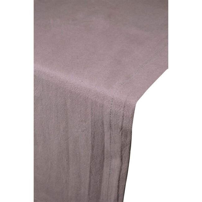 Linen & More Jazz Tafelloper donker grijs 50x140cm