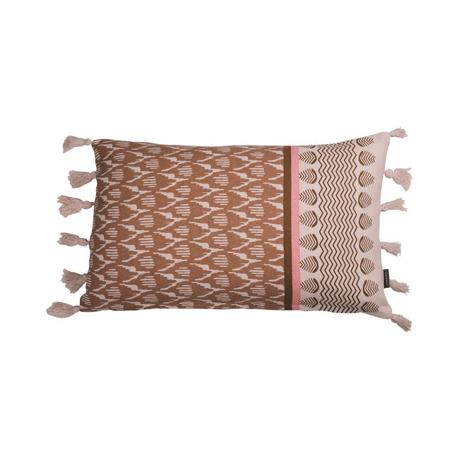 Linen & More Bali kussen gebroken wit 30x50cm
