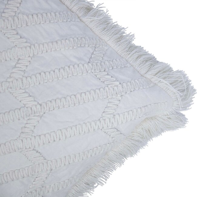 Linen & More Svea Kussen wit 45x45cm