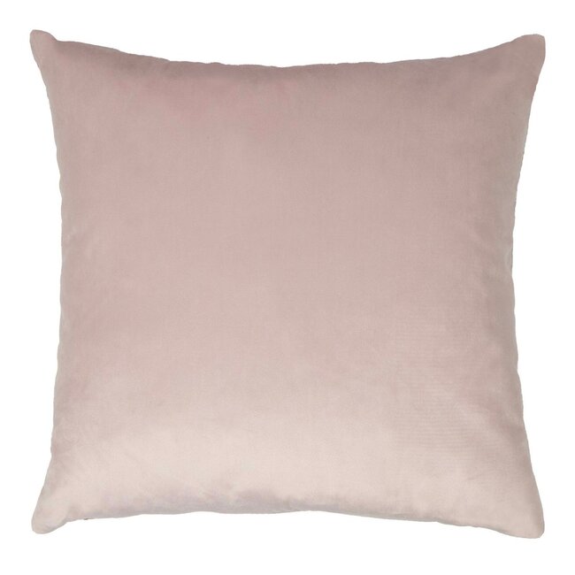 Linen & More Cushion velvet soft pink & corduroy 45 x 45 cm