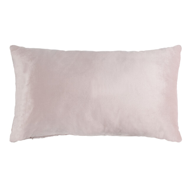 Linen & More Cushion velvet soft pink & corduroy 30 x 50 cm