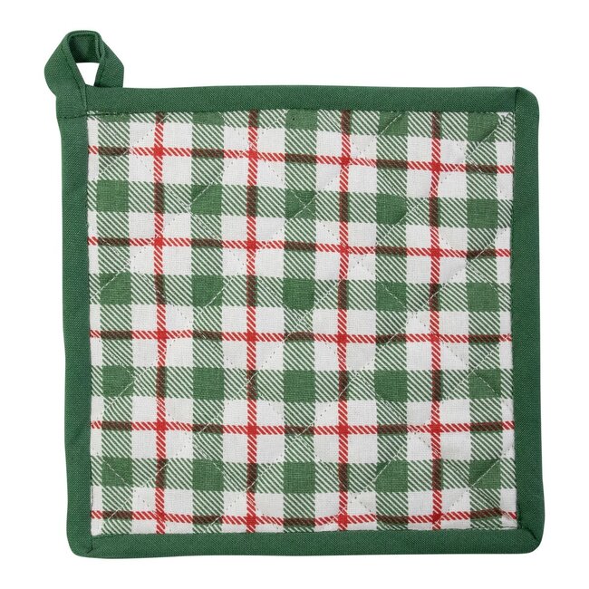 Linen & More Ferdi Pannenlap groen 20x20cm