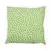 Linen & More Allover Dots green cushion 45x45 cm