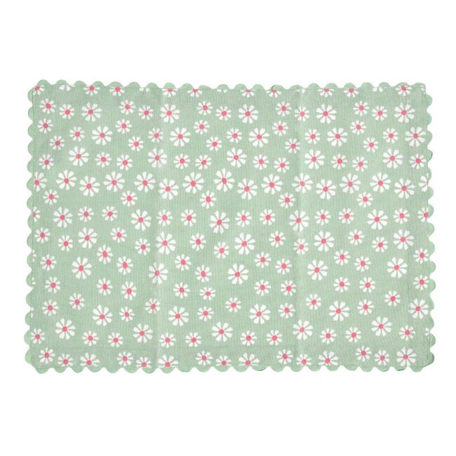 Linen & More Daisy flowers placemat mix colours 35x50 (set of 3)