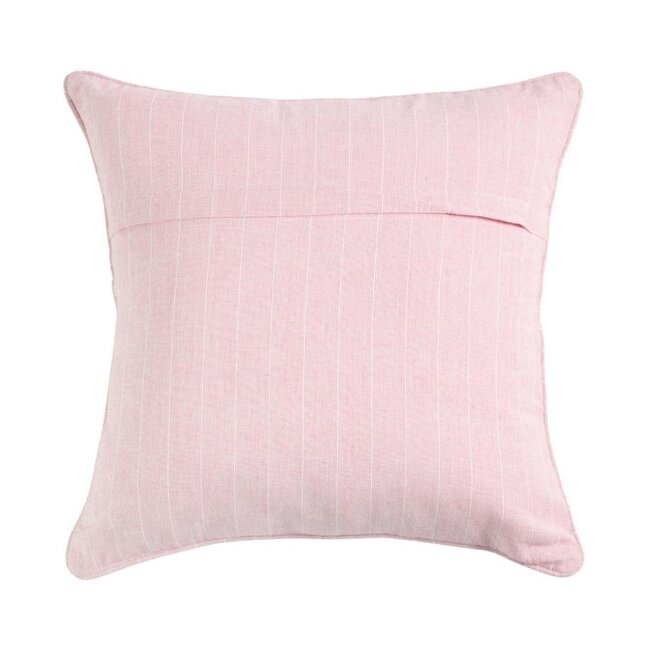 Linen & More Azalea Kussen streep roze 45x45cm