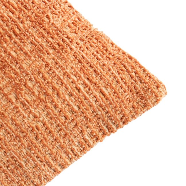 Linen & More Kussen Baroness bouclé melange roze/oranje 45x45cm