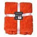 Linen & More Plaid Bladeren Oranje 140x200cm