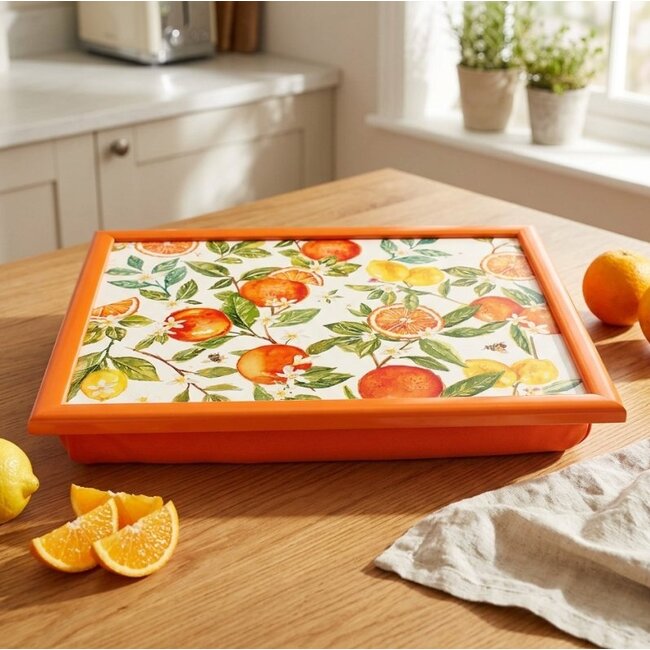 Lesser & Pavey Schootkussen Laptray – Citrus – 44 x 34 x 6 cm