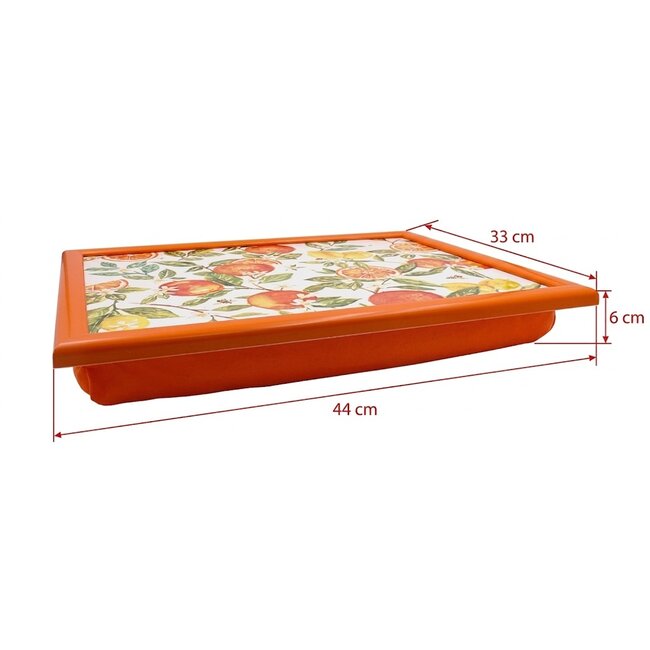 Lesser & Pavey Schootkussen Laptray – Citrus – 44 x 34 x 6 cm
