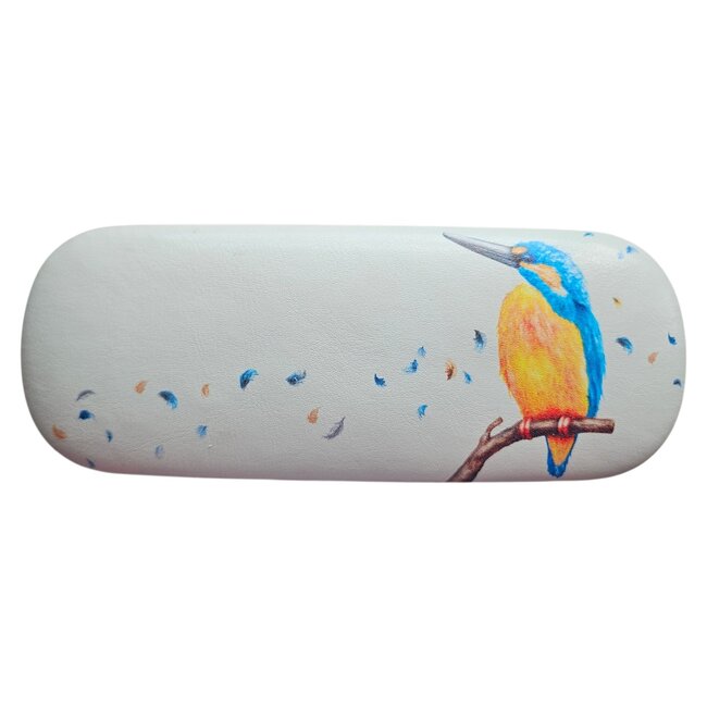 Clemency Bunn Hard cover brillenkoker ijsvogel
