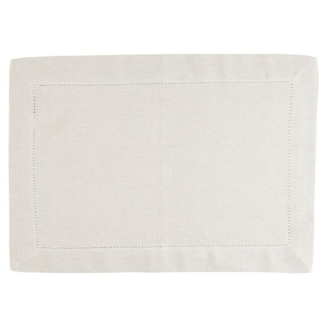Linen & More Indi Placemat ivoor 35x50cm (set of 4)