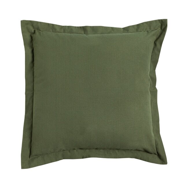 Linen & More Tygo army green cushion 60 x 60 cm