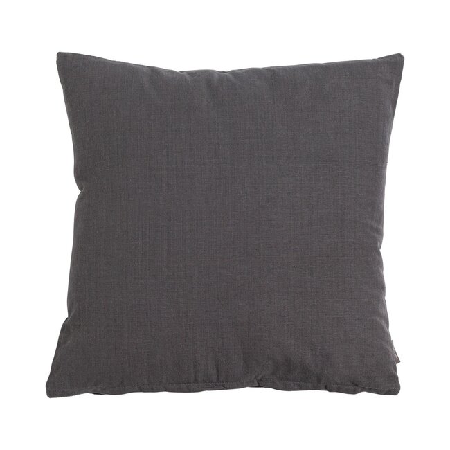 Linen & More Uneven stitching dark grey Cushion 45 cm x 45 cm