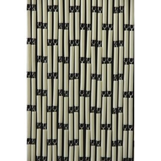 Sun Arts Vliegengordijn Verspringend crème 100x232 cm