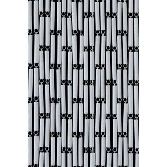 Sun Arts Vliegengordijn Verspringend wit 90x210 cm
