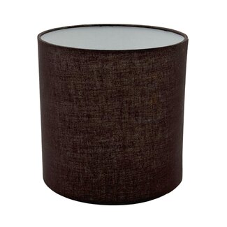 Dream-Living Cylinder Lampenkap – Bruin – Katoen-Linnenmix – Ø20 x H20 cm