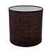 Dream-Living Cylinder Lampenkap – Bruin – Katoen-Linnenmix – Ø20 x H20 cm