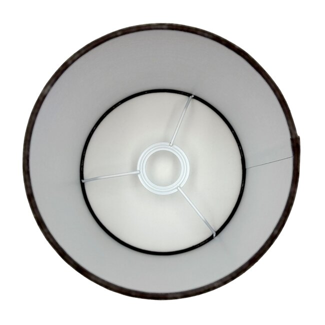 Dream-Living Cylinder Lampenkap – Bruin – Katoen-Linnenmix – Ø20 x H20 cm