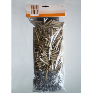 Sun Arts Uitbreidingsset 400 haken+hulzen Taupe