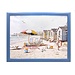 Lesser & Pavey Schootkussen laptray  Strandhuisjes 44x33x6cm