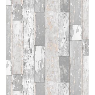 2Lif Scrapwood Light Zelfklevende Folie Mini rol multi 90cmx2mtr