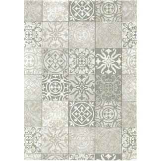 2Lif Antique tiles Zelfklevende Folie Mini rol multi 45cmx2mtr