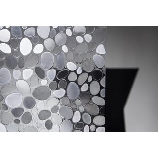 2Lif Stones Statische raamfolie Mini rol transparant 45cmx1,5mtr