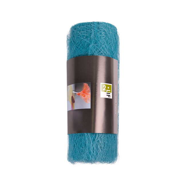 2Lif Decoweb Tafelband blauw 30cmx25mtr
