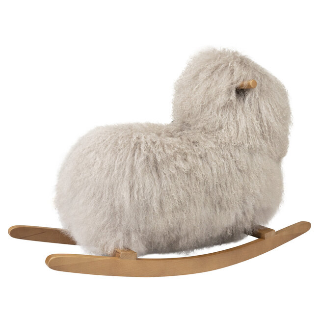 Mars & More hobbeldier schaap krulhaar grijs 75cm (ovis aries)