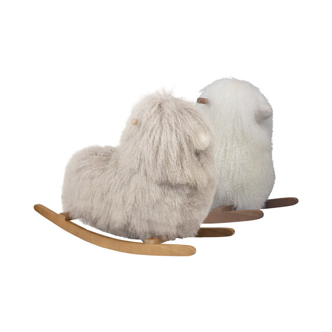 Mars & More hobbeldier schaap krulhaar grijs 75cm (ovis aries)