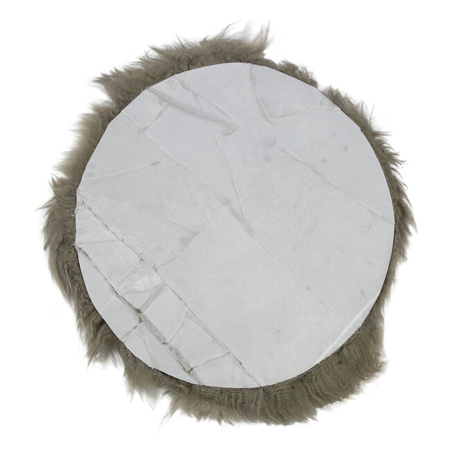 Mars & More Stoelvachtje nieuw zeeland schaap rond taupe 40cm