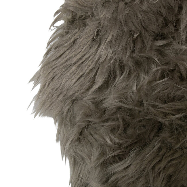 Mars & More Stoelvachtje nieuw zeeland schaap rond taupe 40cm