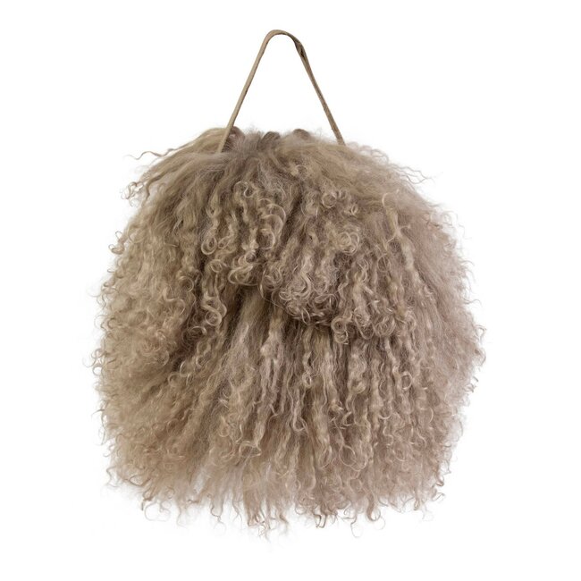 Mars & More deurstopper schaap krulhaar beige 40x40cm