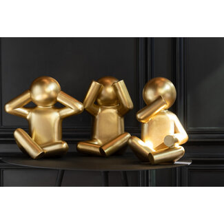J-Line P'tit Maurice Poly Gold Assortiment van 3