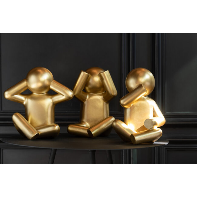 J-Line P'tit Maurice Poly Gold Assortiment van 3