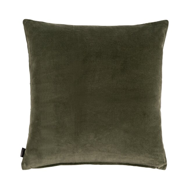 Linen & More Uneven Pintuck kussen groen 45x45cm